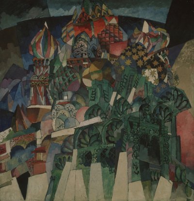 Katedra Bazylego, 1913 autorstwa Aristarkh Vasilievic Lentulov