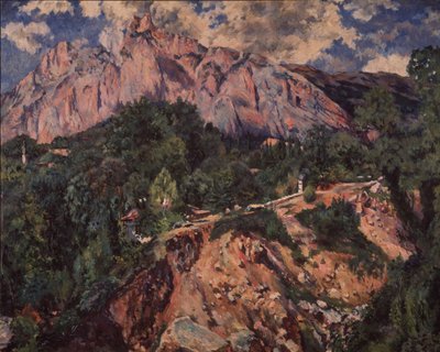 Góra Aj-Petri, 1926 autorstwa Aristarkh Vasilyevich Lentulov