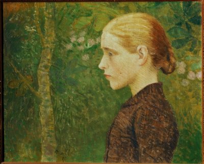 Aristide Maillol / Popiersie portretowe chłopki”, 1891, olej na płótnie, 46 × 55 cm autorstwa Aristide Maillol