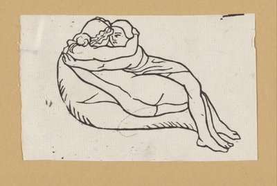 Daphnis und Chloë zusammen liegend autorstwa Aristide Maillol