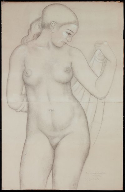 Dina z przodu, studium do „Harmonia” autorstwa Aristide Maillol