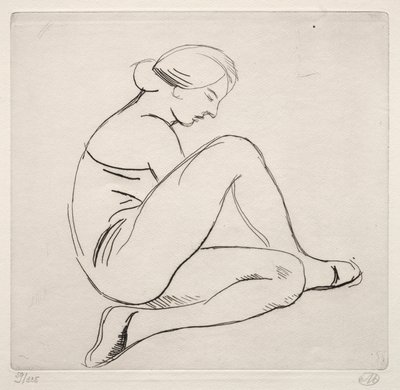 Kobieta siedząca autorstwa Aristide Maillol