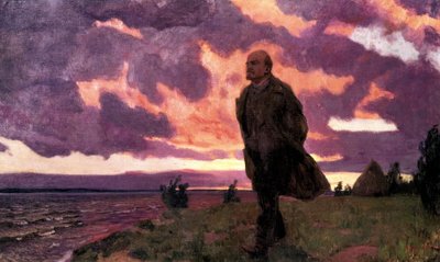 „Lenin i Razliw”, obraz Arkadego Aleksandrowicza Ryłowa autorstwa Arkadij Aleksandrovic Rylov
