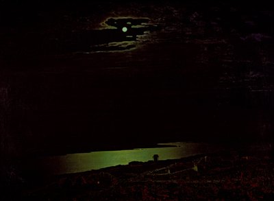 Księżycowa noc nad Dnieprem, 1882 autorstwa Arkhip Ivanovich Kuindzhi