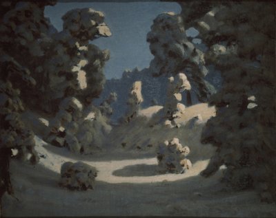 Plamy słoneczne na szronie, 1876-1890 autorstwa Arkhip Ivanovich Kuindzhi