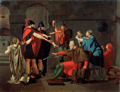 Przysięga Horatii, 1791. autorstwa Armand Charles Caraffe