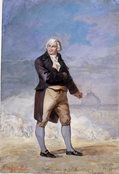 Portret Georgesa Jacquesa Dantona 1759-1794, 1879. autorstwa Armand Cyboule