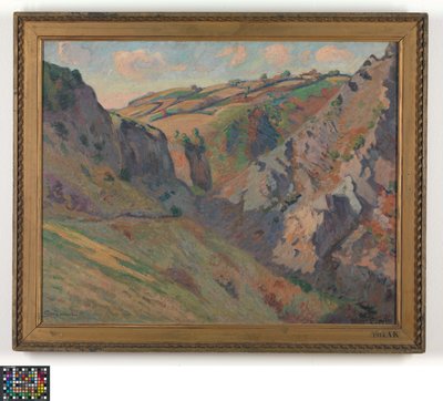 Jaskinie Prunal w pobliżu Pontgibaud (Owernia) autorstwa Armand Guillaumin