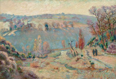 Dolina Sedelle w Pont Charraud: White Frost autorstwa Armand Guillaumin