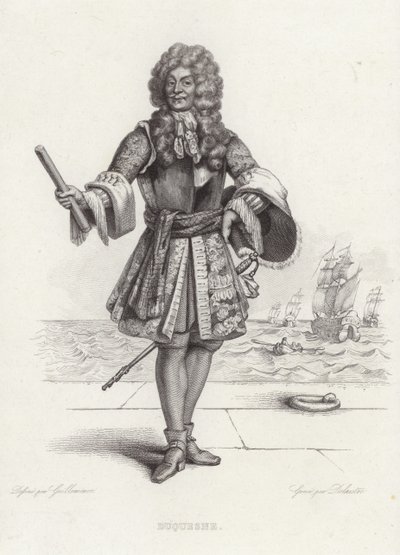 Portret Abrahama Duquesne autorstwa Armand Guilleminot