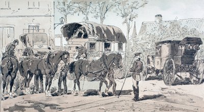 Rodzaje autokarów używanych w XIX wieku autorstwa Armand Jean Heins