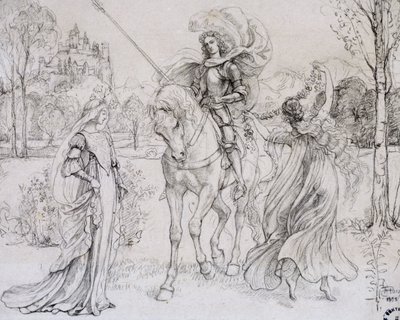 Powitanie Rycerza, ok. 1880-1932 autorstwa Armand Point