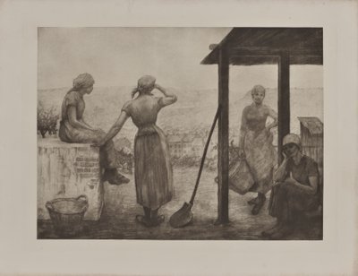 Kobiety Górnicy (druk) autorstwa Armand Rassenfosse