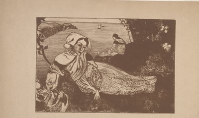 La Primavera (wiosna) 1894 (cynkograf) autorstwa Armand Séguin