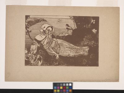 La Primavère (Wiosna) (cynkograf) autorstwa Armand Séguin