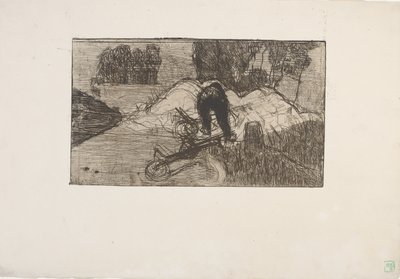 Le Debardeur (The Stevadore) 1893 (akwaforta) autorstwa Armand Séguin