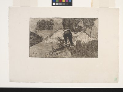 Le Debardeur (The Stevedore) (akwaforta) autorstwa Armand Séguin