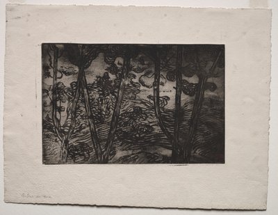 Drzewa w nocy, ok. 1894. autorstwa Armand Séguin