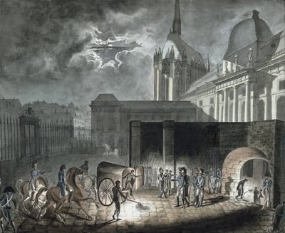 Przekazywanie więźniów do Conciergerie, 26 maja 1804 r. autorstwa Armand de Polignac