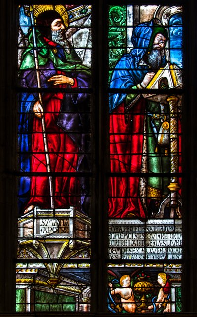 Katedra Sainte-Marie, Auch, Gers, 2018 (witraż) autorstwa Arnaud de Moles