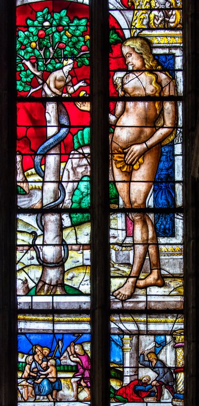 Katedra Sainte-Marie, Auch, Gers, 2018 (witraż) autorstwa Arnaud de Moles