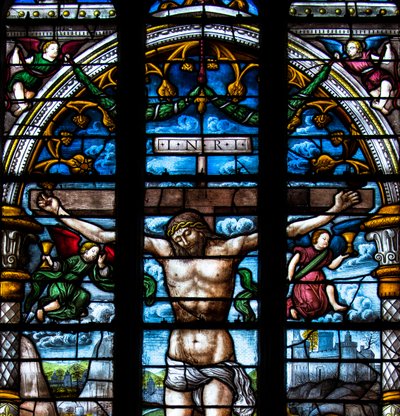 Katedra Sainte-Marie, Auch, Gers, 2018 (witraż) autorstwa Arnaud de Moles