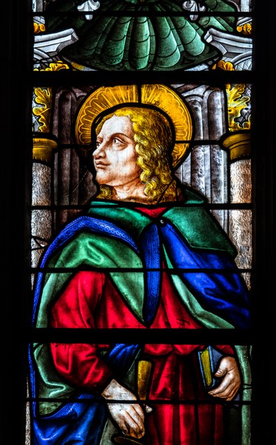 Katedra Sainte-Marie, Auch, Gers, 2018 (witraż) autorstwa Arnaud de Moles