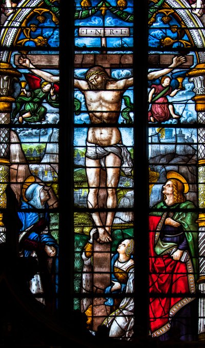 Katedra Sainte-Marie, Auch, Gers, 2018 (witraż) autorstwa Arnaud de Moles