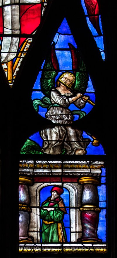 Katedra Sainte-Marie, Auch, Gers, 2018 (witraż) autorstwa Arnaud de Moles