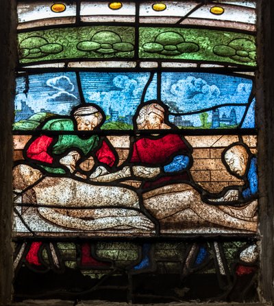 Katedra Sainte-Marie, Auch, Gers, 2018 (witraż) autorstwa Arnaud de Moles