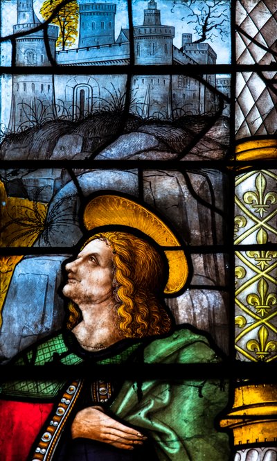 Katedra Sainte-Marie, Auch, Gers, 2018 (witraż) autorstwa Arnaud de Moles