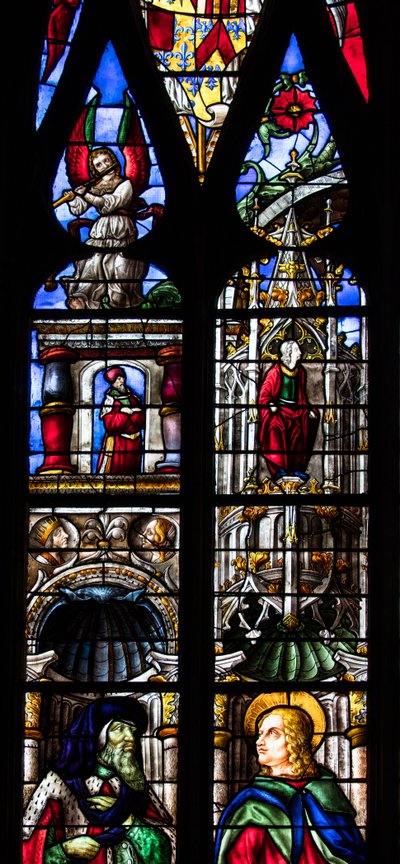 Katedra Sainte-Marie, Auch, Gers, 2018 (witraż) autorstwa Arnaud de Moles