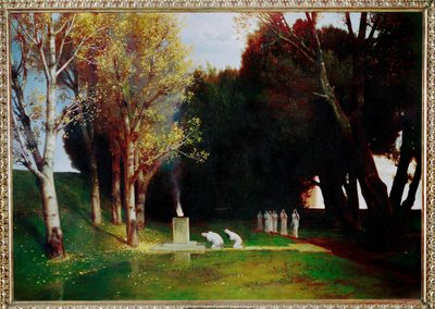 Święty Gaj autorstwa Arnold Bocklin