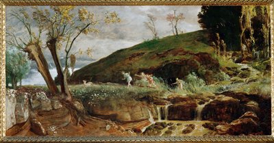 Polowanie Diany (obraz na płótnie) autorstwa Arnold Bocklin