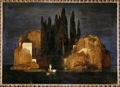 Die Toteninsel - Wyspa umarłych ... (olej na płótnie) autorstwa Arnold Böcklin