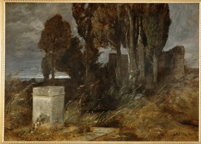 Heiligtum des Herakles - Sanktuarium Herkulesa ... (obraz na płótnie) autorstwa Arnold Böcklin