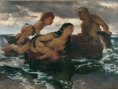 Morska idylla autorstwa Arnold Bocklin