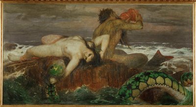 Triton und Nereide ... (obraz na płótnie) autorstwa Arnold Böcklin