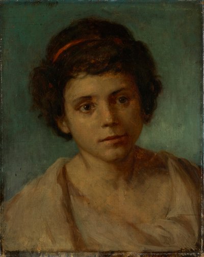 Głowa młodzieńca – zdaniem pana Hanfstaengla i dr. Röthela przypisanie to jest błędne, autor nieznany (Monachium), XIX w. autorstwa Arnold Böcklin