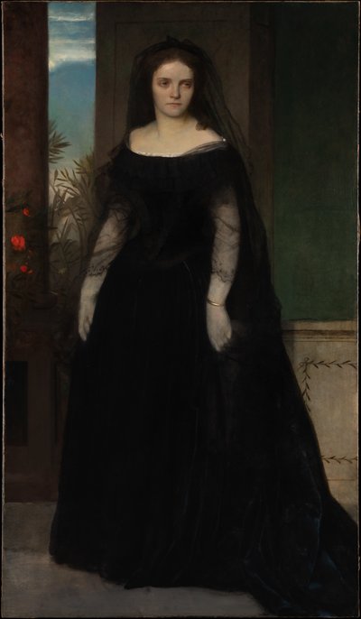 Portret aktorki Fanny Janauschek autorstwa Arnold Böcklin
