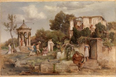 Rzymska winiarnia autorstwa Arnold Böcklin