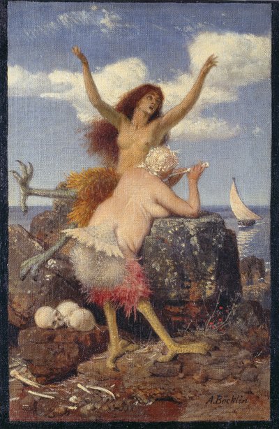 Syreny autorstwa Arnold Böcklin