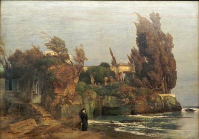 Willa nad morzem, wersja II autorstwa Arnold Böcklin