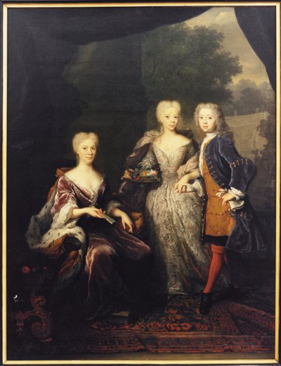 Marie Louise de Hesse Cassel, księżniczka Orange z dziećmi, Amelie d
