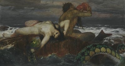 Niemiecki: Triton und Nereïde Tryton i Nereida autorstwa Arnold Böcklin