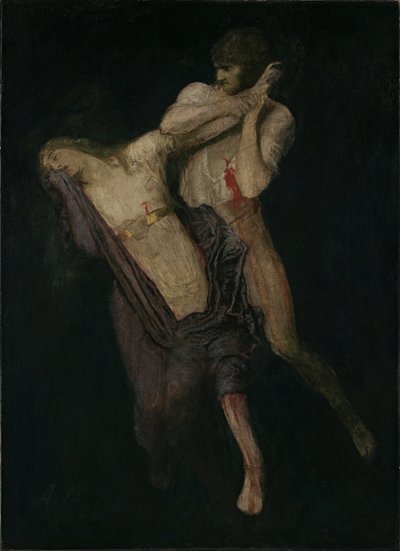Paolo i Francesca, 1893. autorstwa Arnold Böcklin