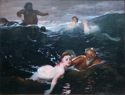 Gra na falach autorstwa Arnold Böcklin
