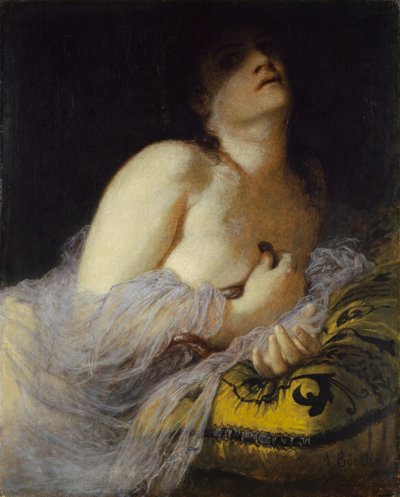 Śmierć Kleopatry (pierwsza wersja), 1872 autorstwa Arnold Böcklin