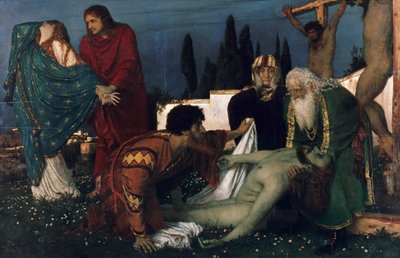 Osadzanie autorstwa Arnold Böcklin