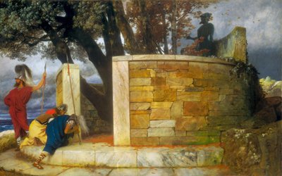 Sanktuarium Herkulesa autorstwa Arnold Böcklin